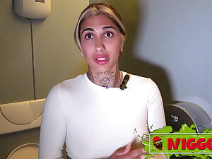 Bareback anal sex, ass to mouth. BBC be advisable for slut Valeria del Rio, another interracial on Nigged