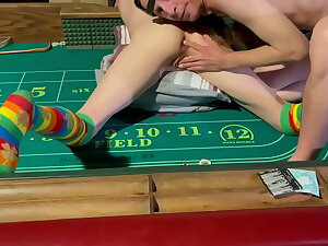 My friend never fucks his wife so I make her cum and send her residence happy