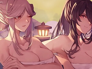 Ningguang & Beidou Pleasures of Liyue JOI (Genshin Impact Series: Episode 18).