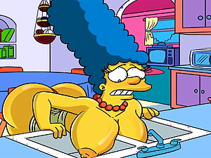 A catch Simpsons Hentai - Marge Sexy (GIF)