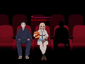 (H game) My Dress-Up Follower doper in Cinema - Kitagawa Marin NTR - 4k (60 fps)