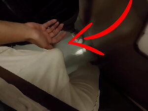 Transatlantic Comme ci Milf Grabbing my Unearth in Underpass Metro