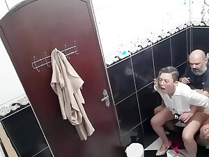 He paid at hand film the lesbian sucking together with screwing beside the bar's bathroom.