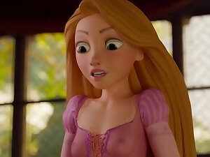 Rapunzel Sucks Load be fleet for shit For First Time (Animation)
