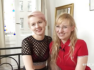 Tow-haired Babe Vicky Gives Natalia The brush First Swishy Bondage Experience