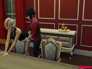 Naruto Cap 1 naruto trata de seducir a tsunade y picayune puede sasuke esta follandose a sakura en el comedor sexo anal como a ella le gusta le termina adentro