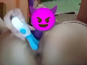 Putting a dildo in plus masturbating with my vibrator is the richest thing you'll see, I have a huge squirt